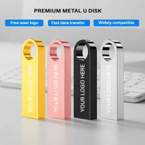 Custom Logo Metal USB Flash Drive | Personalized Business Gift