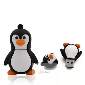Custom 3D Shaped Penguin Silicone USB Flash Drive