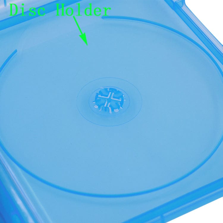 Premium 14mm Multi-Disc Blu-ray Replacement Cases | Single to 6-Disc Capacity | Professional Quality Clear/Blue/Black Storage Covers - 图片 5