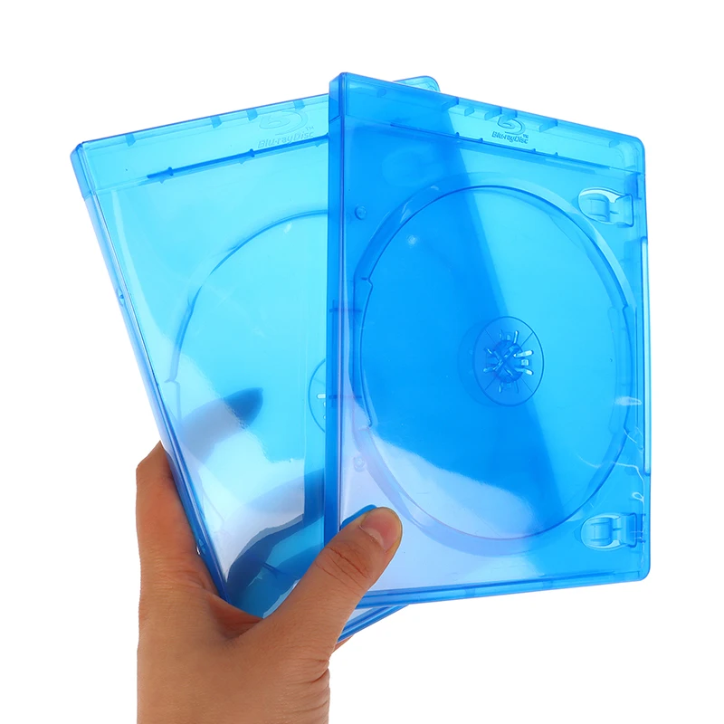 1Pc Plastic Single/Double/3/4 Piece Discs CD Game Case Cover Thickened CD DVD Disc Protective Storage Box Organizer - 图片 5