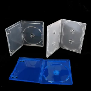 1Pc Plastic Single/Double/3/4 Piece Discs CD Game Case Cover Thickened CD DVD Disc Protective Storage Box Organizer