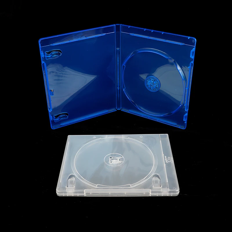 1Pc Plastic Single/Double/3/4 Piece Discs CD Game Case Cover Thickened CD DVD Disc Protective Storage Box Organizer - 图片 3